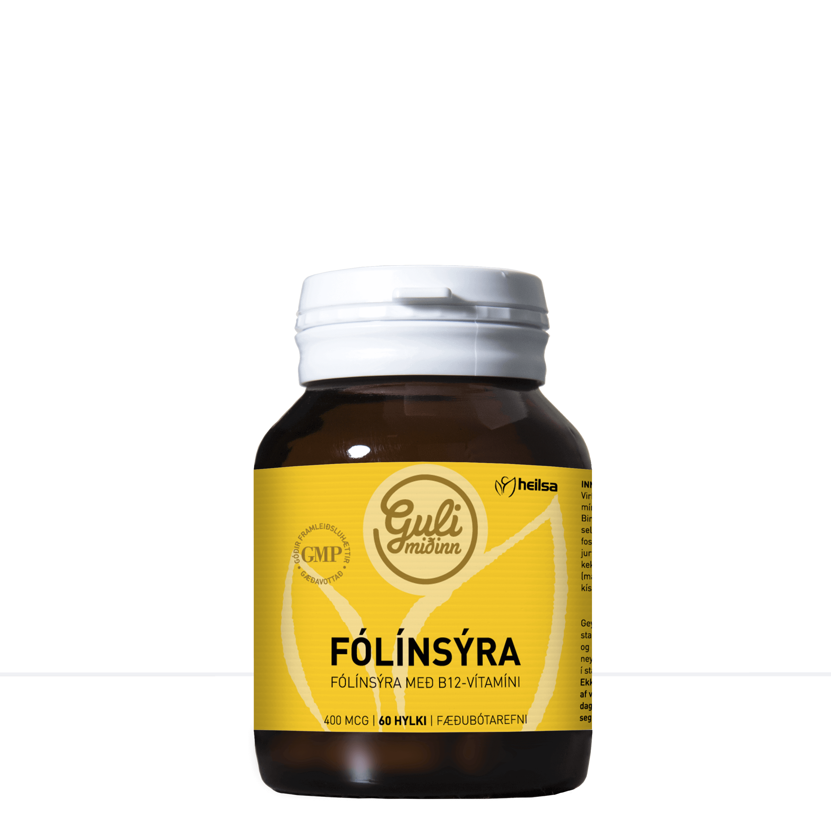 Guli miðinn fólínsýra