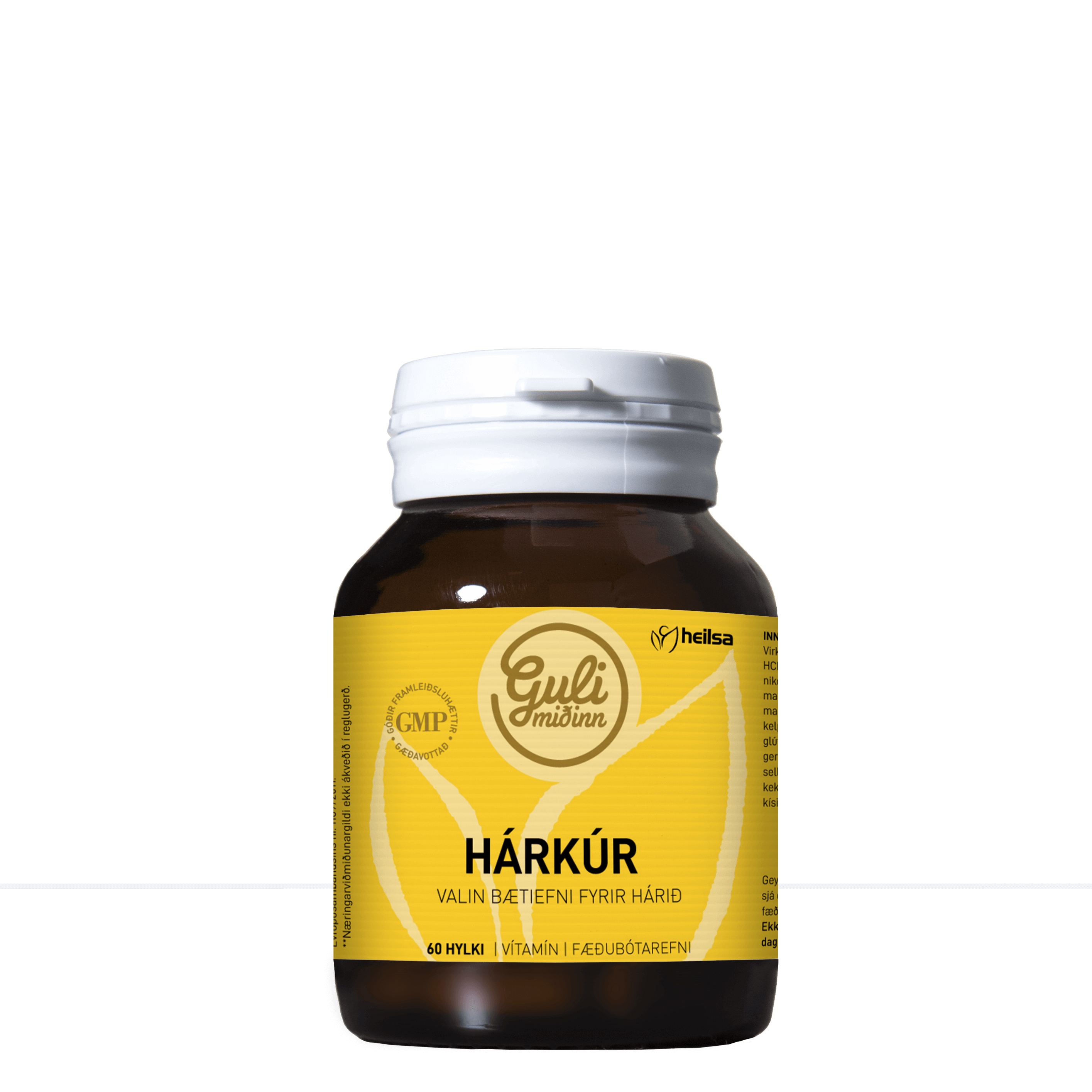 Guli miðinn hárkúr 60