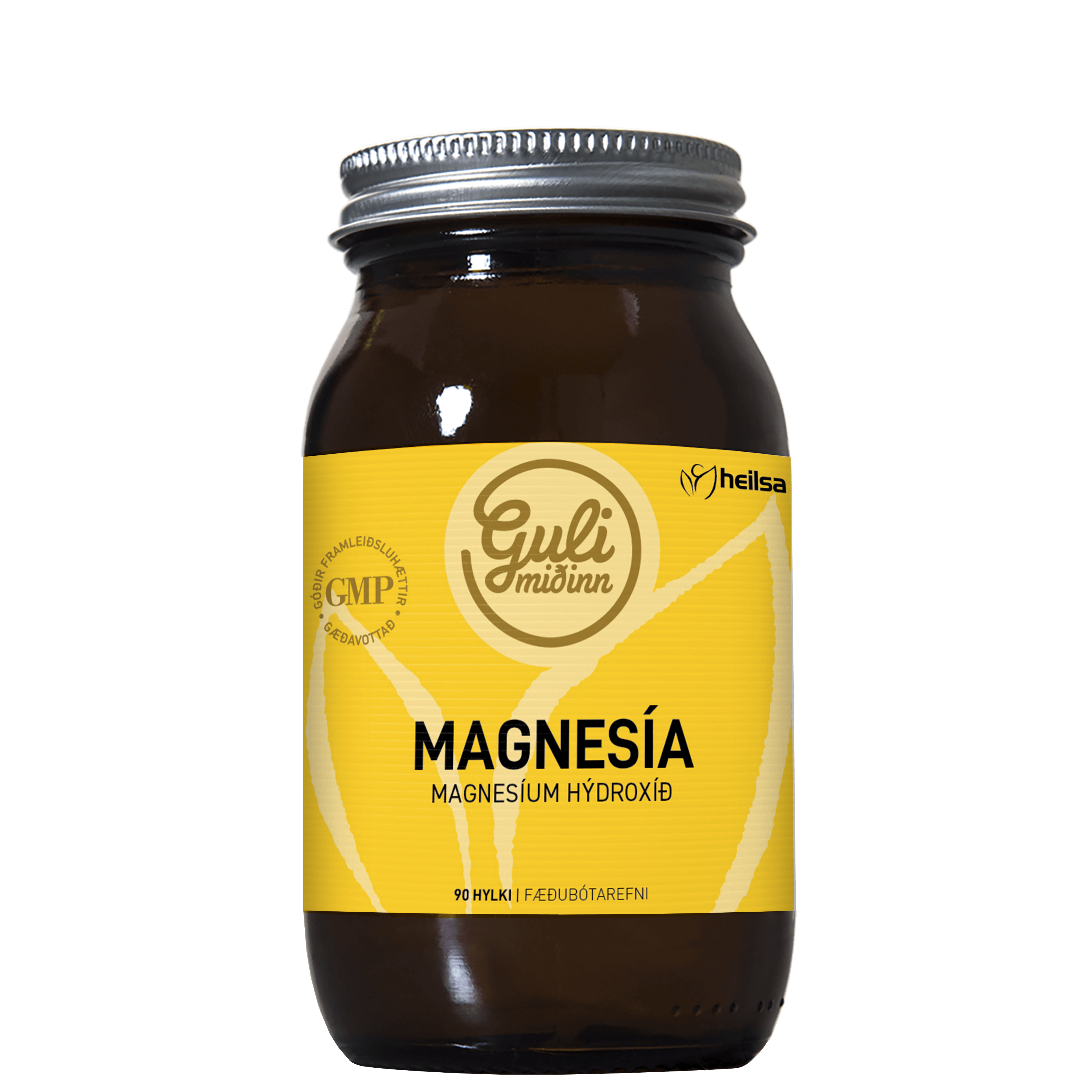 Magnesía (Magnesíum Hydroxíð) 90 hylki